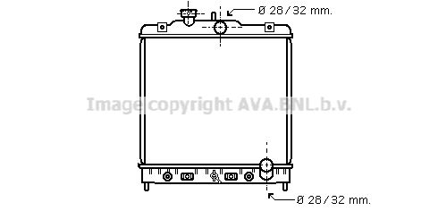 AVA QUALITY COOLING Radiaator,mootorijahutus HD2123